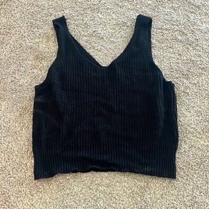 Pink lily sweater tank